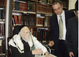 Semicha students visit Rav Eliashiv study-course in Jerusalem